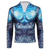 Blue Beetle Jaime Reyes Adult Cosplay Costume Printed Jacket Outift Halloween Carnival Suit